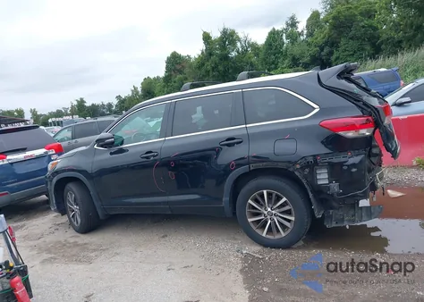 2018 Toyota Highlander Xle from USA, damaged, VIN 5TDJZRFH2JS529573